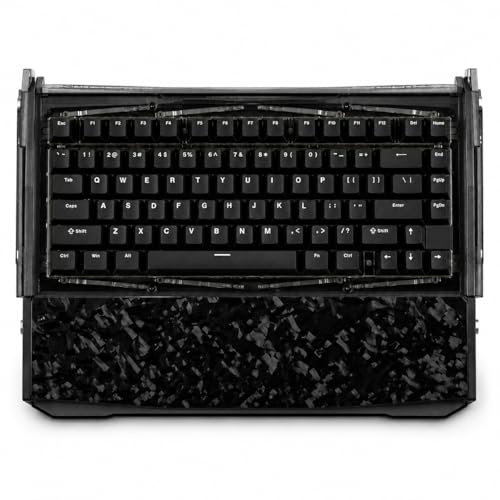 Image of Black Diamond 75 V2 Wireless Gaming Keyboard, Forged Carbon & CNC Aluminum Custom Keyboard, 75% Tri-Mode 2.4G /Bluetooth /USB-C, Under 2ms Low Latency, Hot-Swappable PCB, RGB