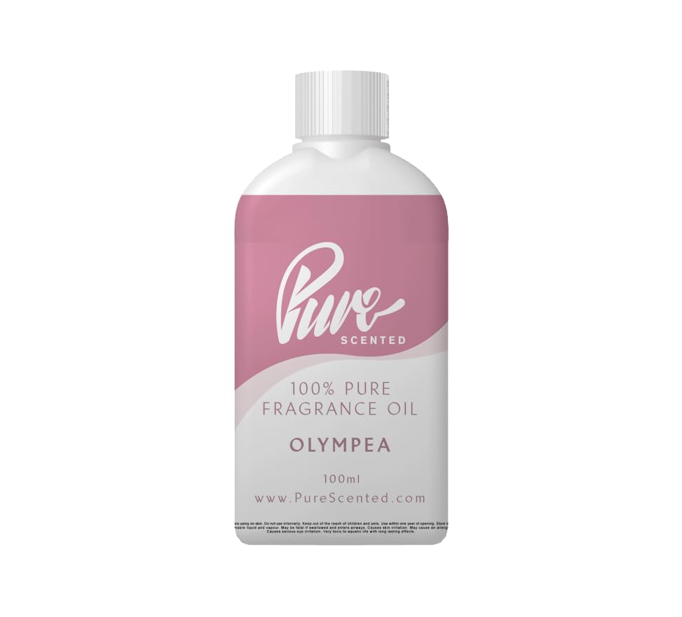 Pure Scented 100ml Fragrance Oil - Vegan & Cruelty-Free, for Candles, Soaps, Slime, Diffusers, Cosmetics, Wax Melts & DIY Crafts (1 x 100ml, Olympia) โ image 1