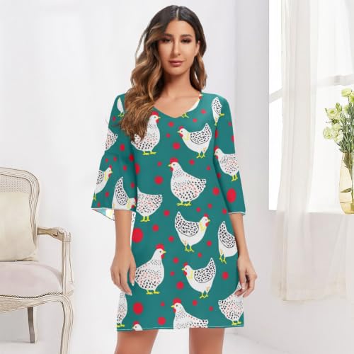 Robe d'été décontractée pour vos pique-niques à la ferme - 6
