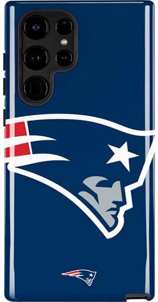 Skinit Impact Phone Case Compatible with Galaxy S24 Ultra - Officially Licensed NFL New England Patriots Large Logo Design
