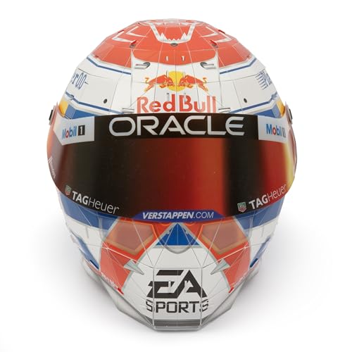GP Sport Verstappen Red Bull Racing 3D Jigsaw Puzzle Helmet 55 Pieces Highly Detailed with Official Easy Assembly No Tools or Glue Required Cardboard EPS Foam 20x23x23cm