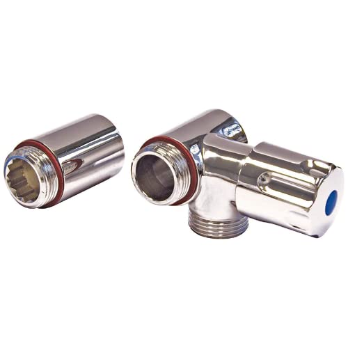 Preisvergleich Produktbild Schläfer 436531 - Geräte-Ventil für Wandbatterien / Anschluss rechts / Mit Rückflussverhinderer / Zusatzventil / Gerätezusatzventil / Eckventil / Chrom