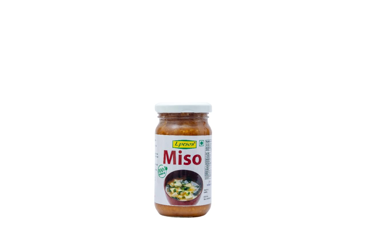 LPESOS Miso Paste Fermented Soybean Thick Savory Spread Soup Broth Sauce Marinade Dressing Cooking Baking Seasoning Rice Noodles Vegetable Meat Tofu Dip Sandwich Wrap Salad 200GM (Pack of 4)-image-25