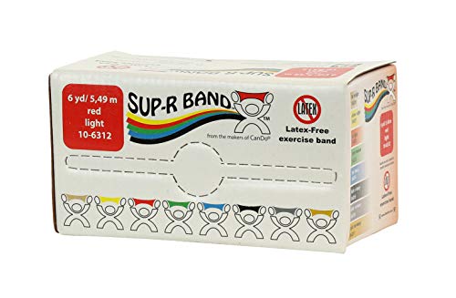 Sup-R Band Latex Free Exercise Band, 6 Yard Box, 2, Red - Thumbnail 2