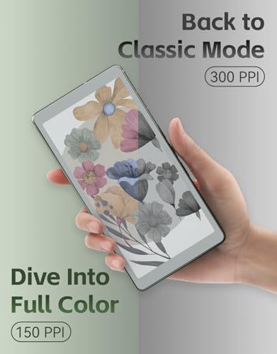 Image of VIWOODS 6.13'' AiPaper Reader C with Color Display, EInk eReader Device with Adjustable Warm and Cool Light, Ultra-Thin & Light, AI Integrated, 128GB Storage (Colored Model)