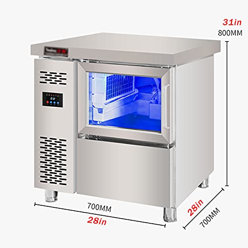 DUTUI Kommerzielle Eismaschine 90 Kg / 24H Edelstahl Auto Clean Für Bar Home Supermärkte, Geeignet Für Zuhause, Bar… – Bild 8