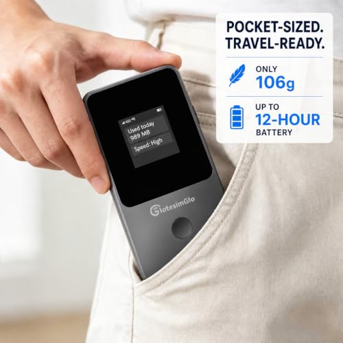 Image of Portable WiFi Travel Router 15GB US Data, No SIM, No Contract