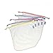 9-Pack wiederverwendbare Mesh Produce Bags, doppelt genähte Stärke, umweltfreundliche waschbare Einkaufstaschen mit Tara-Gewicht auf Tags für Obst Spielzeug Gemüse Lebensmittelgeschäft Shopping Stora