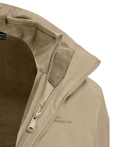 Jack Wolfskin Damen Baylight 3in1 W Coat, Anis, XXL EU