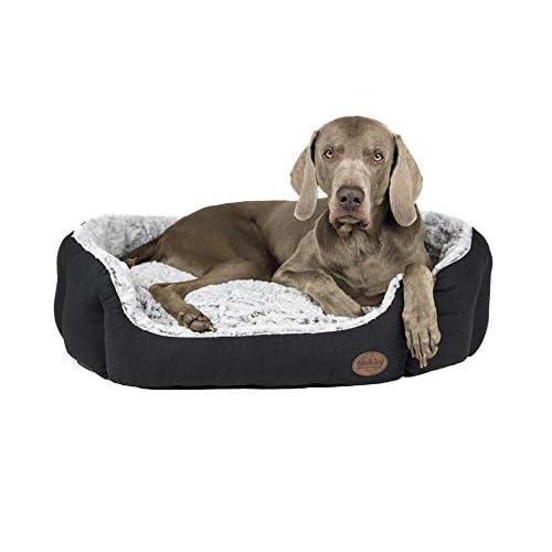 Nobby Komfort Bett oval "CACHO" braun L x B x H: 65 x 57 x 22 cm