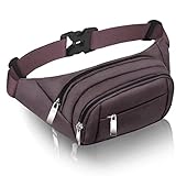 HOUSMART ウエストポーチ ウエストバッグ ランニング ポーチ ipad mini7.9インチ/iPhone 7 Plus/ペット ボトルまで レディース･メンズ (カーキ色)