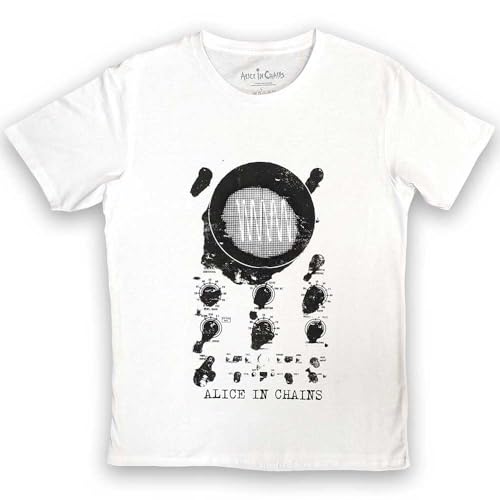 T-shirt Alice In Chains Oscilloscope en coton premium au motif imprimé durable