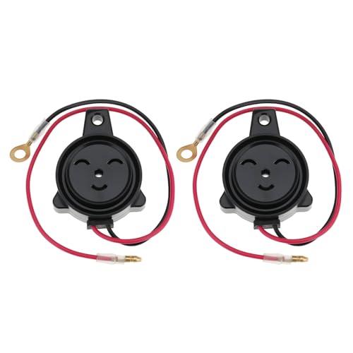 SG Store 2 Bocinas de Alarma de Marcha Atrás de 12 V 24 V 5 W 0,1 0,8 A 105 ± 3 DB para Camión Caravana O Coche.