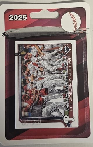 2025 Topps Philadelphia Phillies Blister Packed 24 Card Team Set Series 1 & 2 Bryce Harper Zack Wheeler Kyle Schwarber Alec Bohm Ranger Suarez Plus More