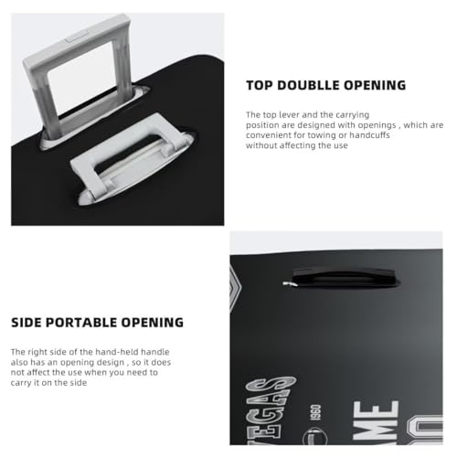 Customized football luggage cover, personalized football style luggage cover, customized with your name and number, for all men and women football fans!4