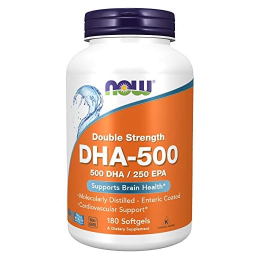 Omega 3 DHA-500 - EPA 250 (180 Softgels) - Now Foods