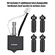 For Kobra S1 Extruder 200k Hotend Kit (Pre-Assembled) Cobra S1C Print Head Parts (Including Thermistor, Heating Wires, Silicone Sleeve and Throat), Kit contains 4 full size hardened steel nozzles