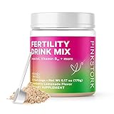 Pink Stork Fertility Drink Mix: Cranberry Lemonade, Fertility Supplements for Women, Hormone Balance, Fertility Prenatal Vitamin, Inositol, Vitamins B6 & B12, Women-Owned, 30 Servings