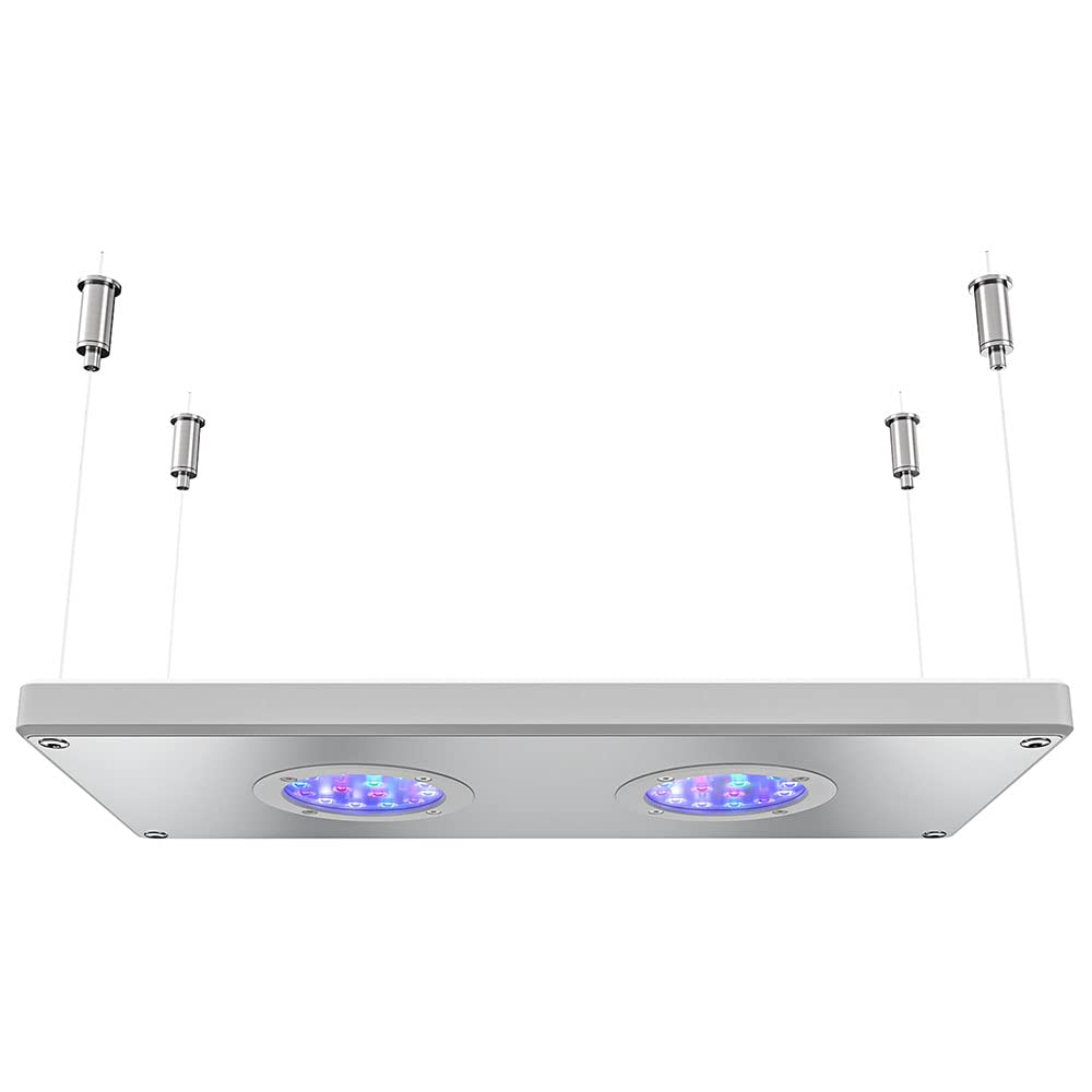 Hydor Lampada Led WI-FI per Acquari Marini AQAMAI REEF M, Controllabile da App, con Accessori, Bianco