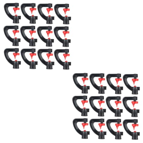 Abaodam 2sets 20 Pcs Type Rotation Sprinkler Heads Garden Irrigation System for Efficient Watering Greenhouses Nurseries and Outdoor Areas Durable Misting Nozzles 20pcs*2
