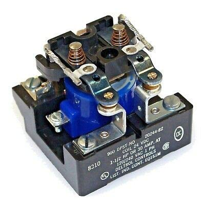 20244-82, Power Relay 24VDC 30A DPST-NO ((63.5mm 63.5mm 55.88mm))