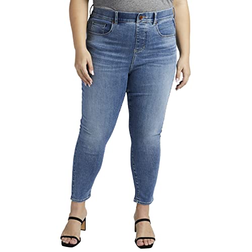 JAG Jeans Women's Plus Size Valentina Pull-on Skinny Jean