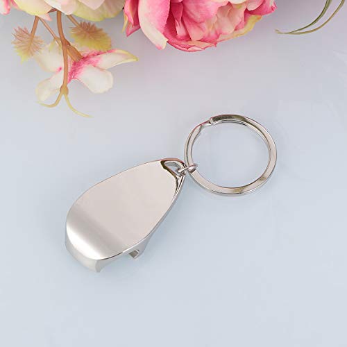 Chaveiro Amosfun 3 peças de liga de abridor de garrafa de liga para mini abridores de cerveja, chave