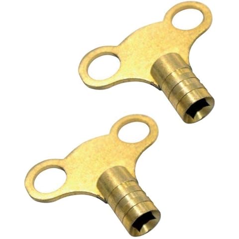 Nartel® Solid Brass Radiator Bleed Keys Cover