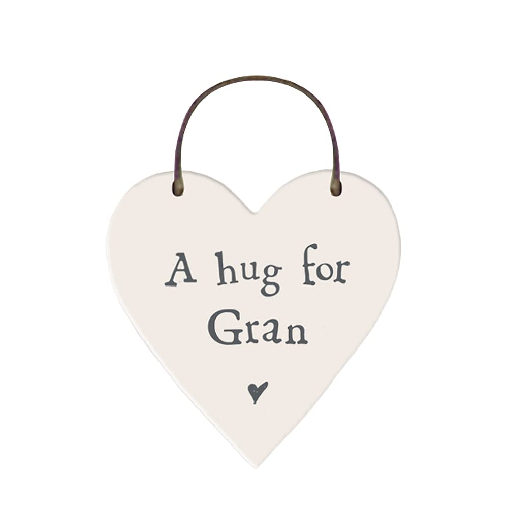Crafty Capers A Hug For Gran Mini Wooden Hanging Heart | Cracker Filler | Mini Gift