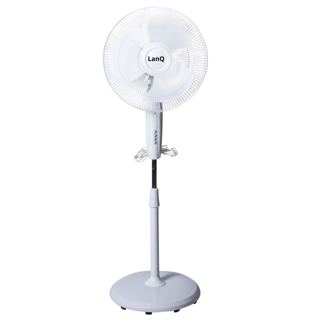 Pedestal Fans For Home, High Speed, Adjustable Silent Performance, Standing Fan Metal Body,