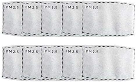 Reusable Face M.a.s.k PM2.5 Activated Carbon Filter for Breathing Insert Protective M.a.s.k Anti Pollution Washable Cotton for Adult Running Cycling Outdoor Activities