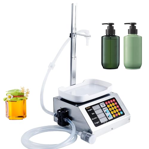 Máquina llenadora automática de Botellas para líquidos viscosos: llenado eficiente de Miel, champú, Aceite y Pasta, Ideal para embotellar Salsas, aceites comestibles y cosméticos.