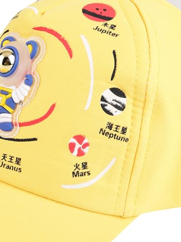 Image of PASSION PETALS Summer Dino Rockstar Baseball Cap for Kids Boys and Girls 2-4Years