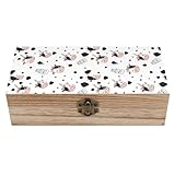 Dimensions : 20 x 9,8 x 5,8 cm (7,9 x 3,7 x 2,3 pouces). Cette boîte à bijoux minimaliste avec couvercle protège vos objets fragiles de la poussière et du désordre, simplifiant ainsi votre organisation quotidienne.