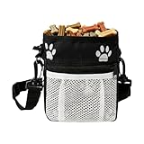 Hundetrainingsbeutel | Oxford-Stoff Tasche Mit Kotbeutelspender | Leckerbeutel Für Haustiertraining Hüfttasche | Für Snack Belohnungen Futter Spielzeug Outdoor Spaziergang Wandern Jagdausflug