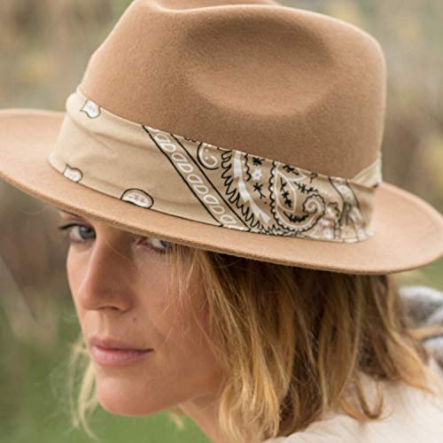 cream fedora hat
