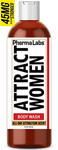 Body Wash for Him Containing Premium Pheromones - All Day Scent - The Secret to Attract Women - PhermaLabs Human Scented Pheromones Body Gel