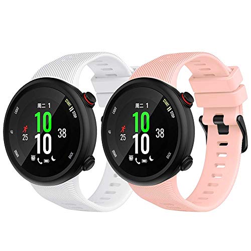 Junboer Compatible with Forerunner 45 Watch Band, Soft Silicone Replacement Strap Women Men Sport Band Fitness Wristband for Garmin Forerunner 45 Smartwatches, Not for Forerunner 45S