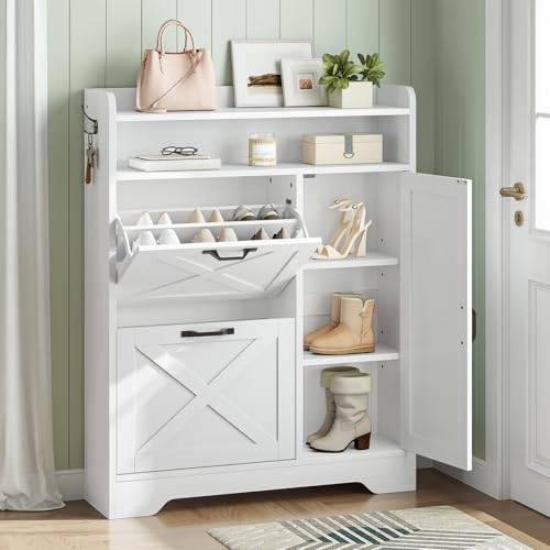 Solución de Orden para Zapatos en Espacios Reducidos HOOBRO Blanco EWT90SC01G1 3