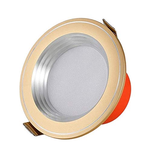 Spot encastrable LED 5W ultra mince en aluminium rond pour l'éclairage de plafond du salon