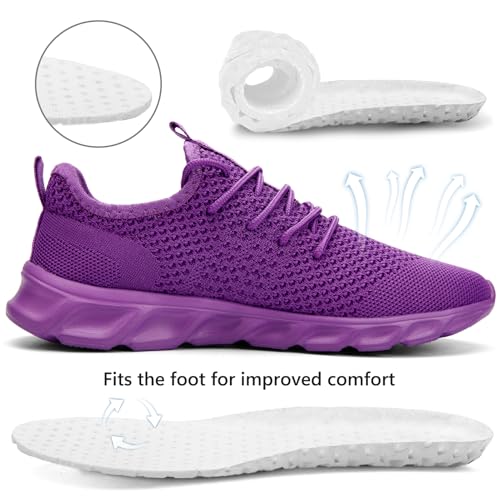 Image of Tvtaop Running Shoes Womens Sneakers Tennis Walking Workout Gym Shoes Lightweight Comfortable Trail Running