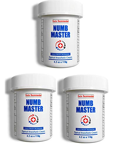 Clinical Resolution Non-Oily Numb Master Topical Anesthetic Cream (12 oz (3 Jars x 4oz))