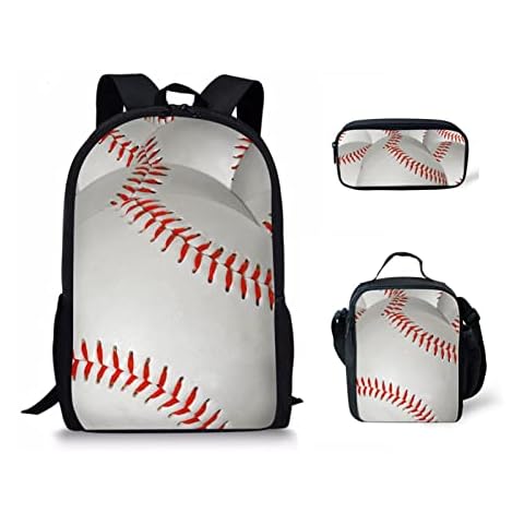 Poceacles Juego de 3 Mochilas Escolares para Niños con Lonchera Térmica y Estuche para Lápices Cover