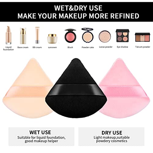 Sibba-Loose-Powder-Puff-Make-Up-Sponge-Face-Foundation-Concealer-Triangle-Cosmetics-Beauty-Setting-Moisturizer-Applicator-Grip-Primer-Brow-Lift-Liner-Pad-Artist-Techniques-Tools-Eyeshadow-Brush