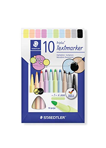 Staedtler 362 C10 Triplus - Subrayadores (10 colores)