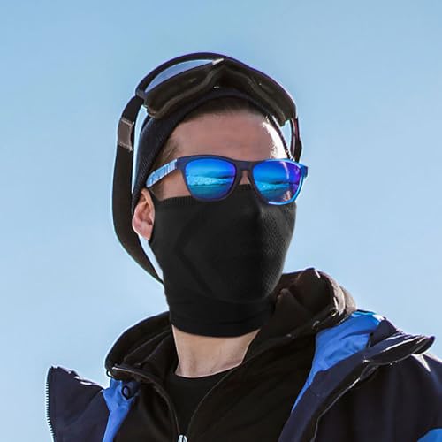 Image of WTACTFUL Ski Mask Neck Gaiter Warmer Balaclava Half Face Mask Men Women