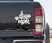 VALIANT COLLECTIONS – Dog Mom Sticker – Vinyl Dog Mom Sticker for Car, Truck, and Van – Indoor and Outdoor Use for Wall – Long Lasting Waterproof Glossy Decal for Laptop – VC 470