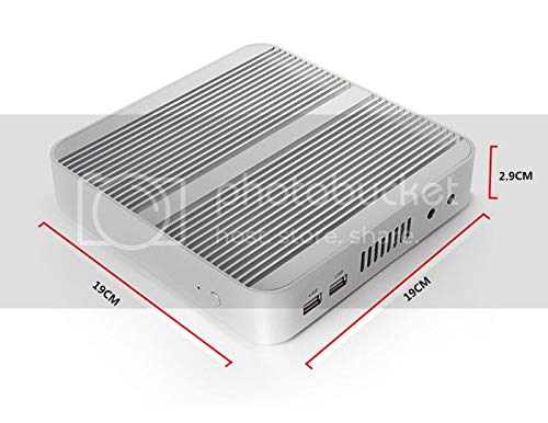 Amazon | 静音 mini Broadwell i3 5005U ミニPC 工業用ベアボーン 小型