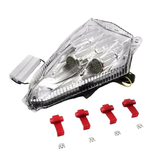 Luz trasera ahumada para Yzf R6 de 2006 a 2016 con parada led integrada