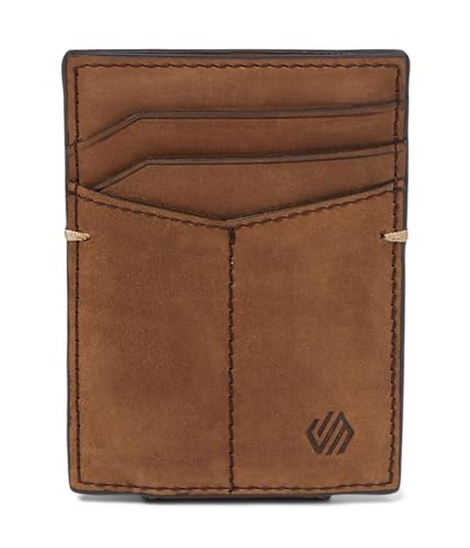 Johnston & Murphy Men's Jackson Front Pocket Wallet, Tan Oiled, One Size